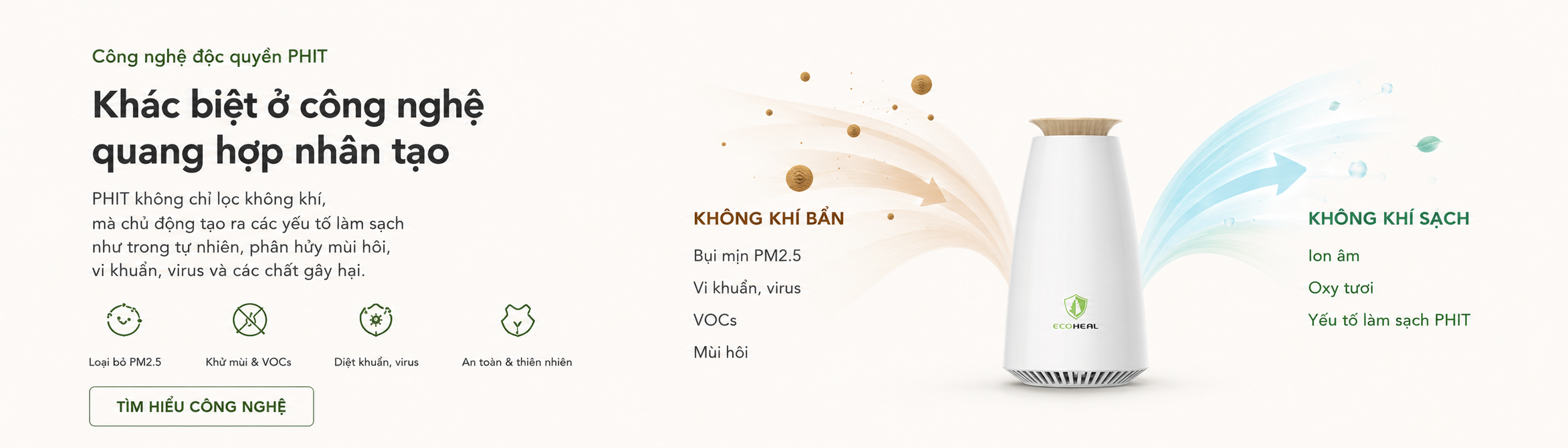 Công nghệ PHIT quang hợp nhân tạo